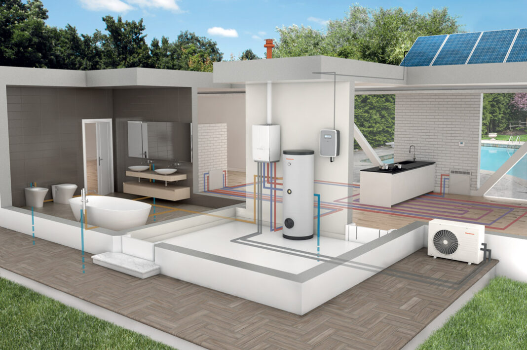 Impianto di riscaldamento ibrido installato a Messina